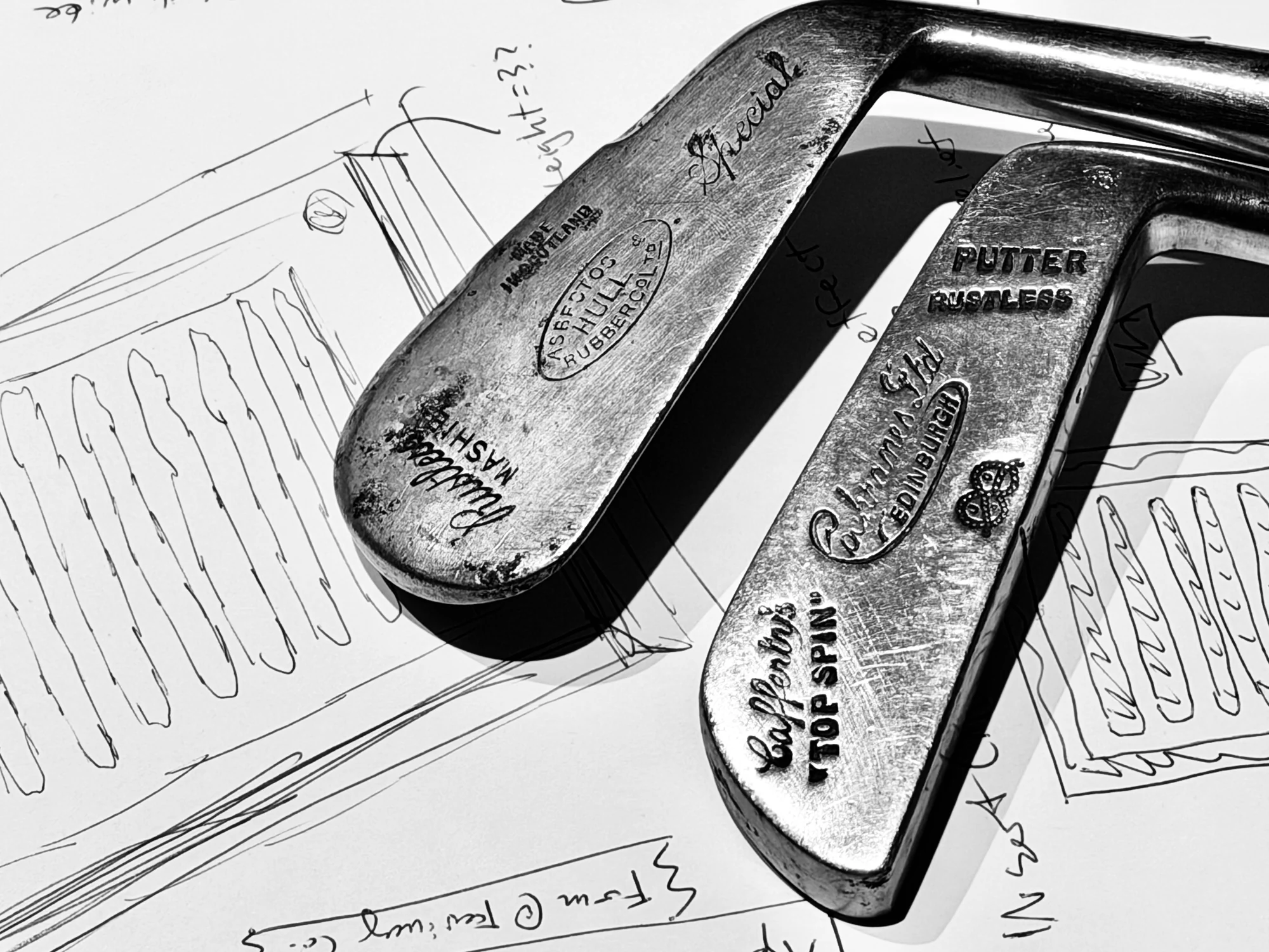 Premium handcrafted Japanese Microsuede interior and ball markers close-up