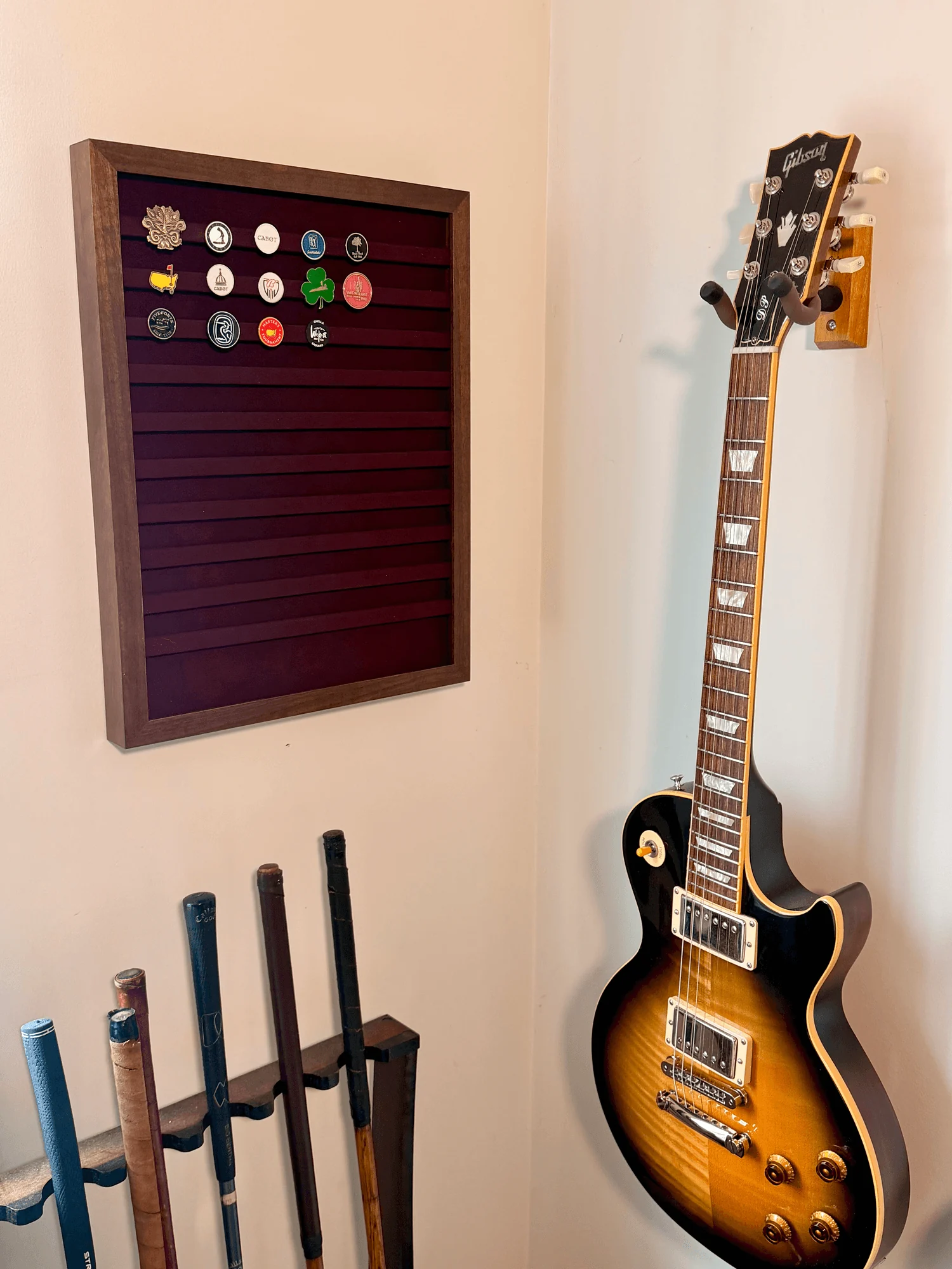 The Apex Marker Display lifestyle view mounted with accessories