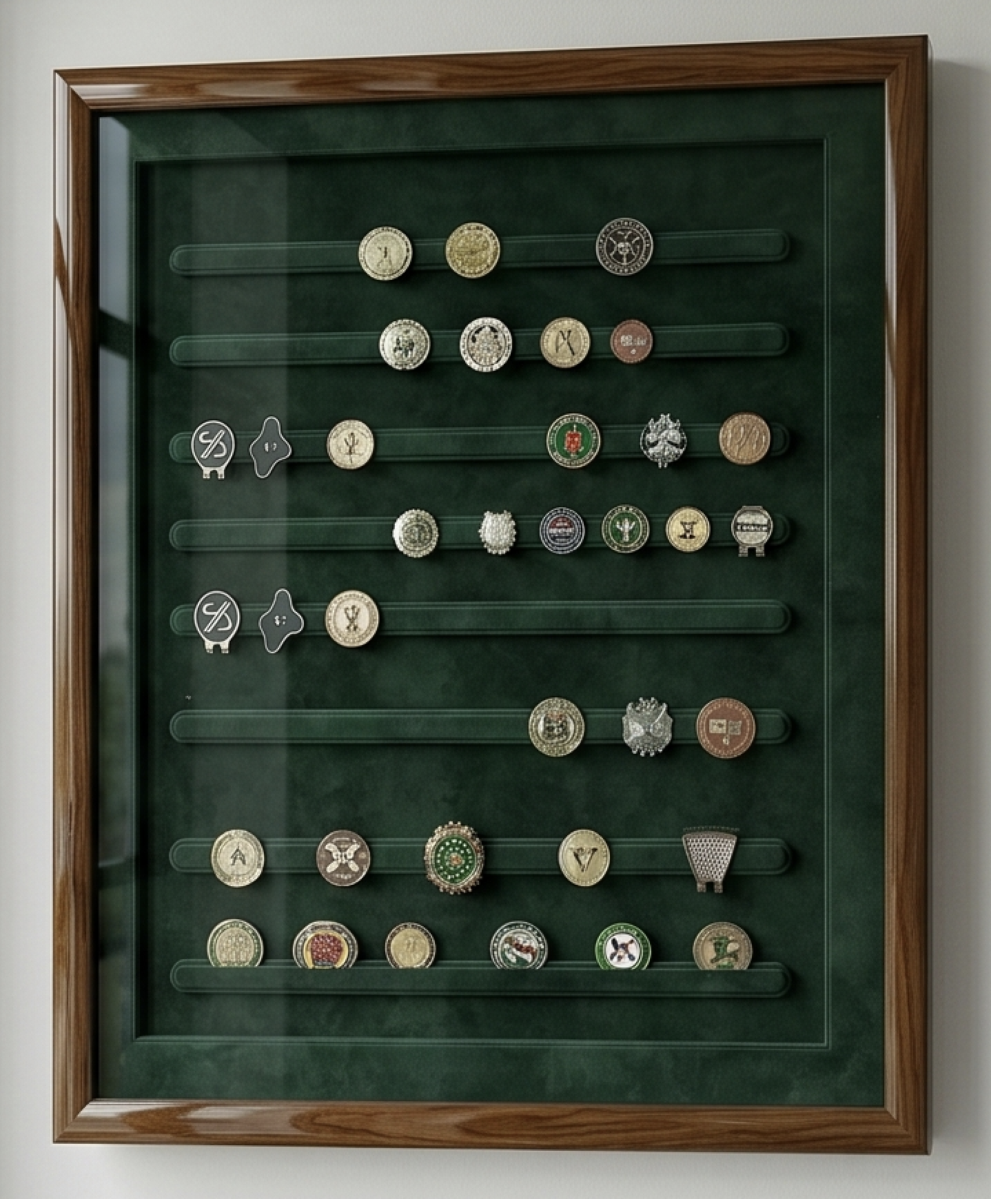 Emerald display case view